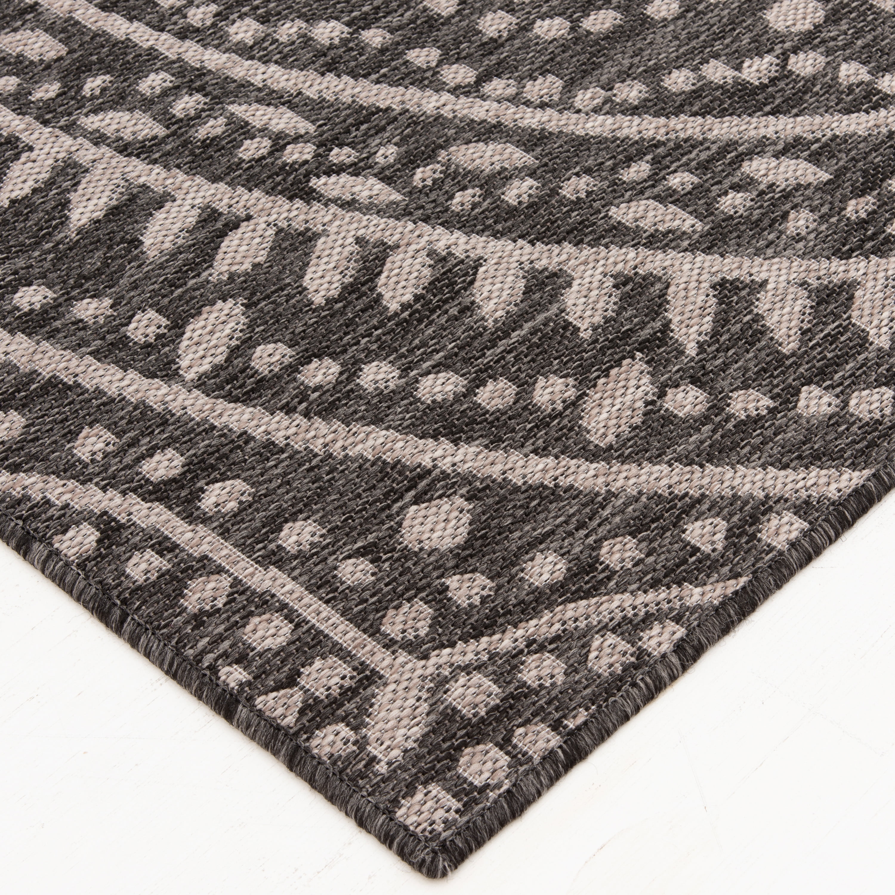 Mainstays 5'x7' Gray Global Medallion Outdoor Area Rug