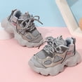 thumbnail image 6 of Grblisyd Sneakers for Girls Boys Chunky Trainers Athletic Sports Shoes Non-Slip Soft Fashion Outdoor Kids Walking Running Lace-Up, 6 of 6