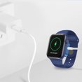 thumbnail image 3 of Base de carga magnética 2 en 1 accesorios para reloj base de carga inalámbrica tipo C de 8 pines repuesto para Apple Watch Ultra 49mm/8 7 6, 3 of 6