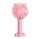 thumbnail image 1 of Mini ventilador portátil de 3 velocidades, ventiladores eléctricos recargables USB ajustables Irfora Rosa, 1 of 7