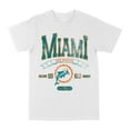 thumbnail image 1 of NFL Miami Dolphins Dolphin Bannière Blanc T-Shirt 2X-Grand, 1 of 4