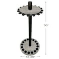 thumbnail image 2 of Rush Creek Creations 16 Round Fishing Rod Floor Rack Barn Wood Finish, 2 of 7