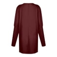 thumbnail image 6 of gakvbuo Fall Long Sweatshirt For Womens With Pockets Lightweight Pullover Shirts Long Sleeve Dressy Tunic Tops To Wear With Leggings, 6 of 6