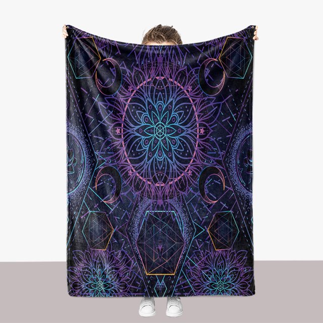 Blanket Digital Printing Flannel Blanket Air Conditioning Nap Blanket