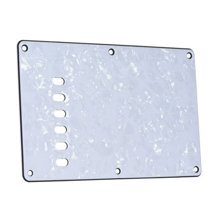 Pearloid Tremolo Cover - Pickguard Back Plate Tremolo Cavity Cover Vintage Style Backplate for Stratocaster Strat ST Standard Modern Style Electric Guitar 4Ply