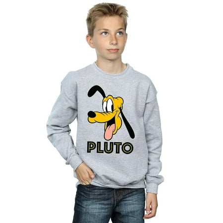 Disney Boys Pluto Face Sweatshirt Walmart