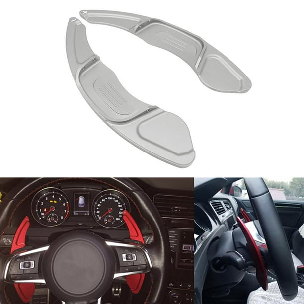 Extensión de de cambios del volante del coche para / Plata Cola Extensión de la palanca de cambios