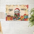 thumbnail image 2 of Merry Christmas Santa American Shorthair Scarf Twinkling Lights Xmas Holiday Horizontal Matte Canvas Poster Cat Lover Kitten Owner Gifts Wall Art Home Decor - 00022, 2 of 5