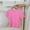 Hot Pink, variant on NAISIBABY Boys Girls T-Shirt, Breathable Cotton Short Sleeve Casual Pullover Basic Tee Blue 5-6T