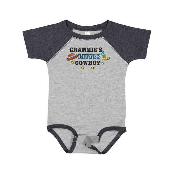 Inktastic Grammies Little Cowboy with Cowboy Hat and Boots Boys Baby Bodysuit