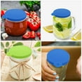 thumbnail image 6 of STRANDCHIC 6-Pack Assorted Color Silicone Jar Lids for Cans, Yogurt Bowls, Water Bottles, and Food Storage Covers, 6 of 7