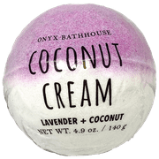 Onyx Bathhouse Coconut Cream Lavender & Coconut Bath Bomb, 4.9 Oz.