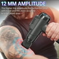 thumbnail image 5 of Cshidworld Massage Gun, Deep Tissue Massager, Portable Muscle Massage Gun for Back Neck Muscle Relieve, Quiet Massager Gun 99 Variable Speeds Digital Display 10 Massage Heads - Black, 5 of 8