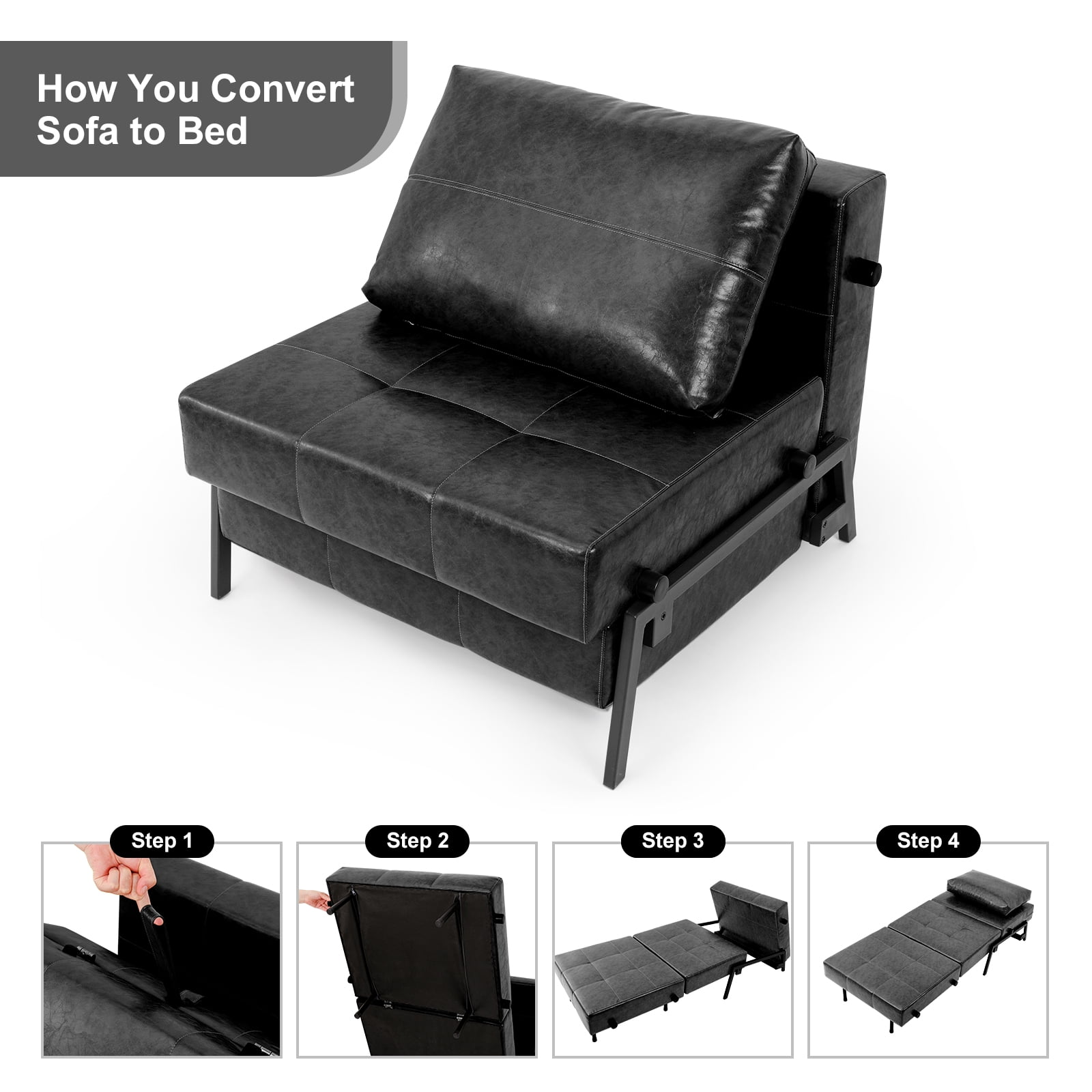 Wall Mounted Fold Out Sofa Sleeper Baci Living Room