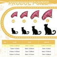 thumbnail image 2 of Uxcell Cat Nail Caps, Cat Claw Covers with Adhesive Glue and Applicators, Kitten Claw Caps Soft Paws, (40 Pcs, XS, Crystal Pink), Intended for Pet Tips /  Nail Covers / Control Paws, 2 of 6