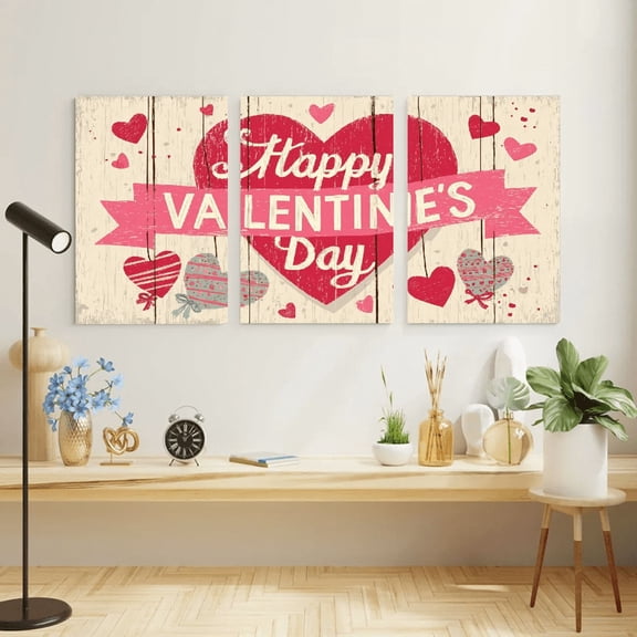 3pcs Fun Creative Frameless Canvas Wall Decor, 2D Flat, Wall Decor Suitable for Home And Office, Perfect for Bedrooms, Living Rooms, Kitchens, And More.
