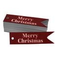 thumbnail image 1 of Inkdotpot Pack Of 50 Real Rose Gold Foil Paper Tags Merry Christmas Favor Hang Tags, 1 of 6