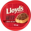 LLOYD'S Seasoned and Shredded Beef in Original BBQ Sauce, Refrigerated, 15 oz Plastic Tub
