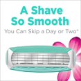 thumbnail image 3 of Schick Quattro Sensitive Razor Blade Refills for Women 6 ea, 3 of 3