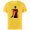 Yellow, variant on Disney Villains Aladdin Jafar - Short Sleeve Cotton T-Shirt for Adults - Customized-Athletic Heather