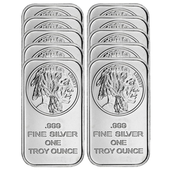 Bullion Precious Metals, 10 oz .999 Fine Silver Bar