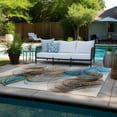 thumbnail image 6 of Addison Rugs Chantille Indoor/Outdoor Transitional Organic Beige Washable Rectangle Rug, 10' x 14', 6 of 6