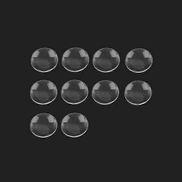 10 Pieces Biconvex Lens Magnifying Glass Lens 3D Virtual VR Glasses Lens