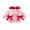 Pink, variant on Cjfdfy Newborn Baby Girl Christmas Fall Outfit Christmas Print Romper Bow Snap Bubble Long Sleeve Ruffle Jumpsuit Bow Headband Infant Cute My First Christmas Fall Winter Outfits