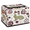 Multicolor 4, variant on CURLYOOT Curious Panda Storage Bin with Zipper Lid, Fabric Storage Basket with Handles, Decorative Foldable Storages Box Clothes Organizer for Closet, Shelf
