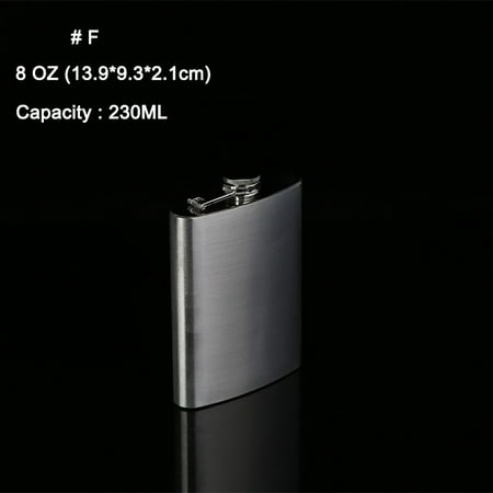 

Brand Clearance! Portable Barware Drinkware Bottle Stainless Steel Hip Flask Flagon High Quality Portable Wine Whisky Pot Bottle Drinkware Bottle High Quality 1-10Oz