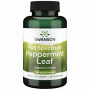 Swanson Full Spectrum Peppermint Leaf 400 mg 120 Capsules