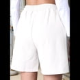 thumbnail image 4 of Pantalones Cortos Casuales Omen con Cordón Ajustable, Cintura Elástica, Cómodos, de Verano, con Bolsillos, Color , Talla XL, 4 of 9