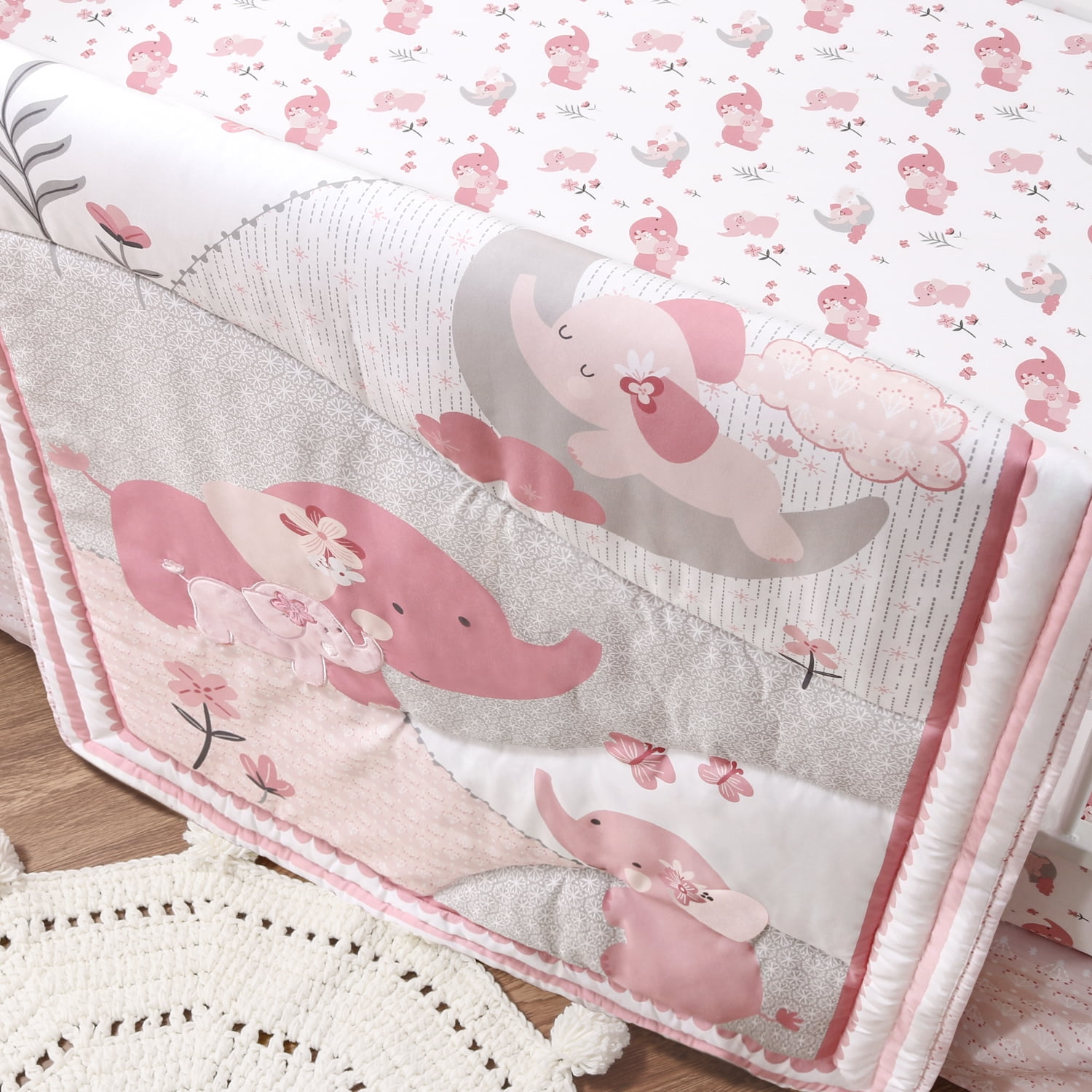 Walmart baby bedding outlet elephants