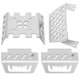 thumbnail image 2 of Placa Protectora de Chasis RC Fugacal de Acero Inoxidable Color Plata, 2 of 8