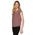 thumbnail image 3 of RBX Active Women's Short Sleeve High Low Soft V-Neck Tee, 3 of 5