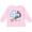 AD-Pink, variant on Inktastic 4th Birthday Shark with Cake Boys or Girls Long Sleeve Toddler T-Shirt