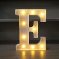 thumbnail image 3 of Fasiaou LED Marquee Letter Lights Sign, Light Up Alphabet Letter for Home Party Wedding Decoration E, 3 of 6