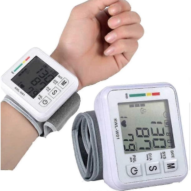 2023, monitor automático de presión arterial con estuche portátil, detección de latidos cardíacos irregulares y brazalete ajustable para la muñeca.
