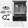 thumbnail image 2 of NutriChef PKRT97 Kitchen Countertop Rotisserie Toaster Oven Cooker w/ Rack & Pan, 2 of 6