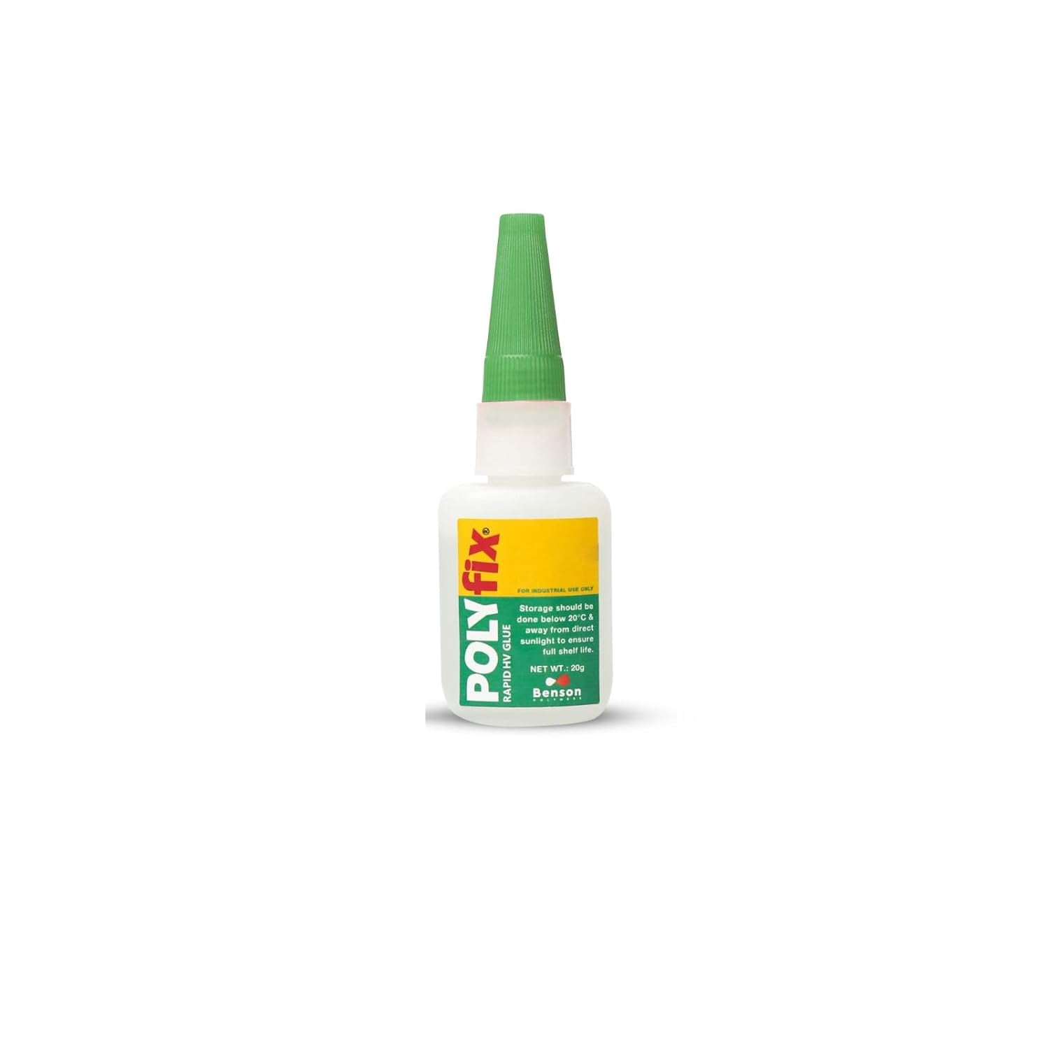 Polyfix Rapid HV Glue for adhesion of MDF, Furniture, PVC/WPC board, Mica, Charcoal, Rubber, Ceramics, Metals, Plastics, Stone, Marble etc. - 20g (Pack of 5)