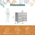thumbnail image 5 of Max & Finn Haven 3-Drawer Kids' Dresser, Dove Gray, 5 of 13