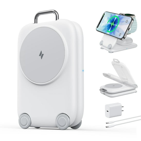 Estación de carga inalámbrica Mukiya PaktVault 2025 para Apple