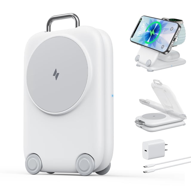 Estación de carga inalámbrica Mukiya PaktVault 2025 para Apple