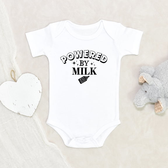 Newbabywishes - Cute Powered by Milk Baby Clothes for Boys and Girls - Newborn Baby Clothes