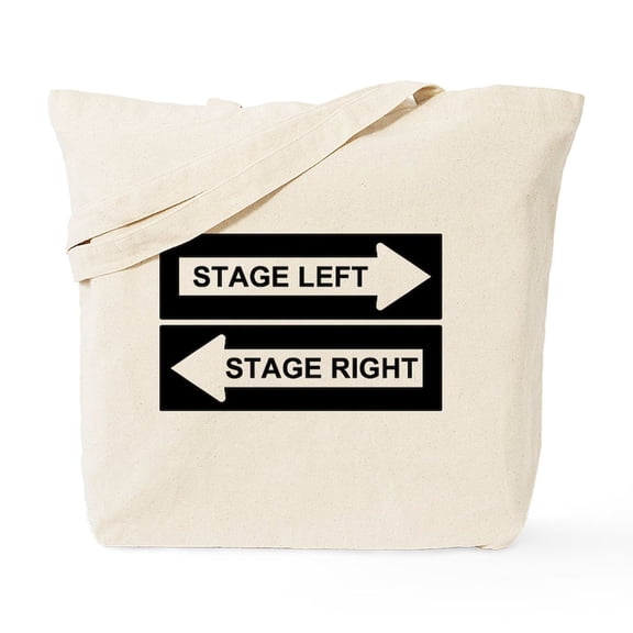 CafePress - Stage Left - Unisex Canvas Tote Bag, Beige, 1-Piece