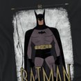 thumbnail image 2 of Batman: Caped Crusader Cartoon Stance Women's Loose T-Shirt, Black, Large, 2 of 5