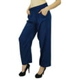 thumbnail image 3 of Bimba Women Long Pajama With Pockets Modal Cotton Night Pyjama Sleepwear, 3 of 6