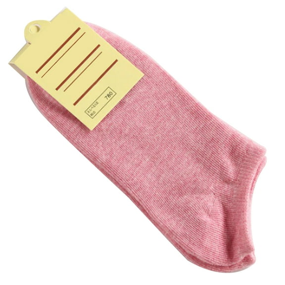 NUZYZ Casual Women Solid Color Elastic Cotton Breathable Low Cut Ankle Boat Socks