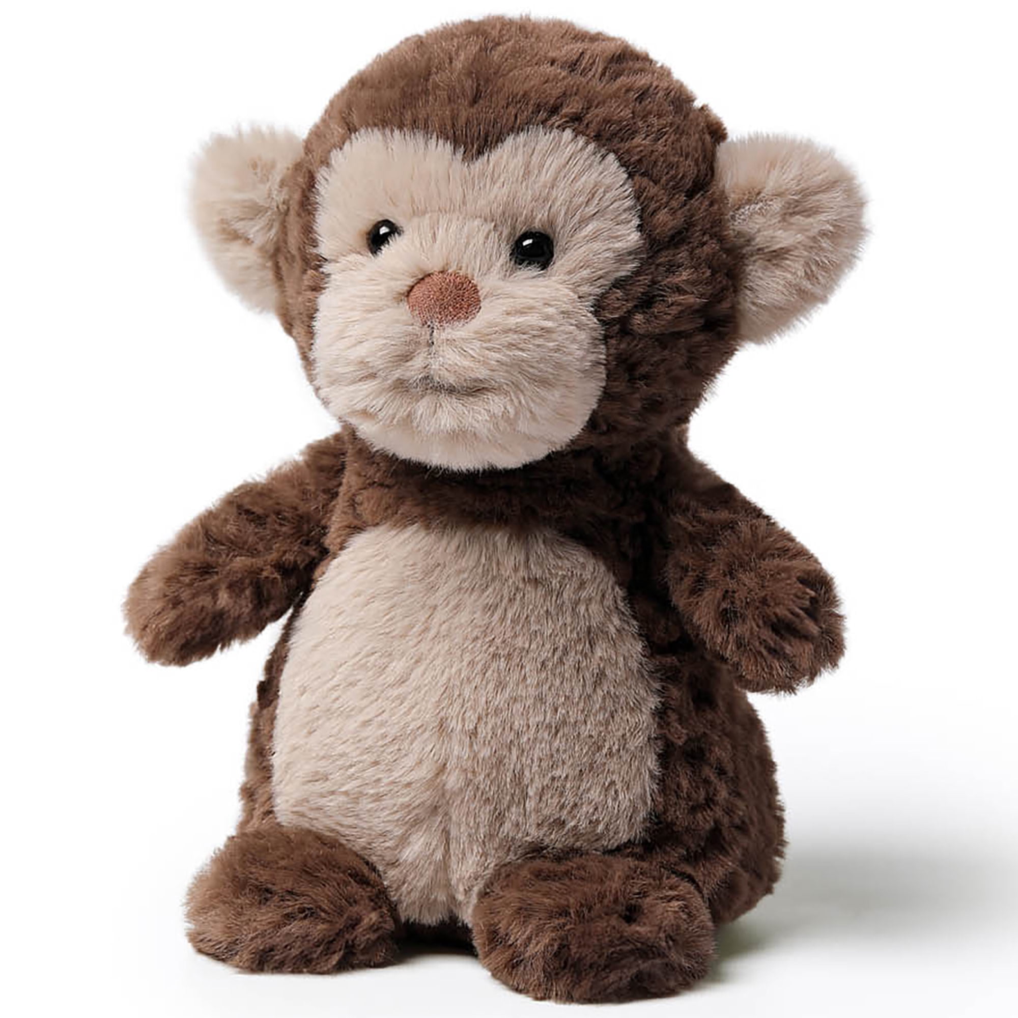 McHugs: Kindergarten Series - Little Naughty Monkey - 7" Brown Stuffed Animal Plush, Soft Weighted Cuddle Toy, Cozy Play Companion, Baby-Toddler-Kids