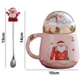 thumbnail image 2 of Tazas de café, tazas de Navidad, linda taza de café de Navidad, regalo de Navidad para mujeres, hombres, niños, oficina y personal Levamdar, 2 of 5